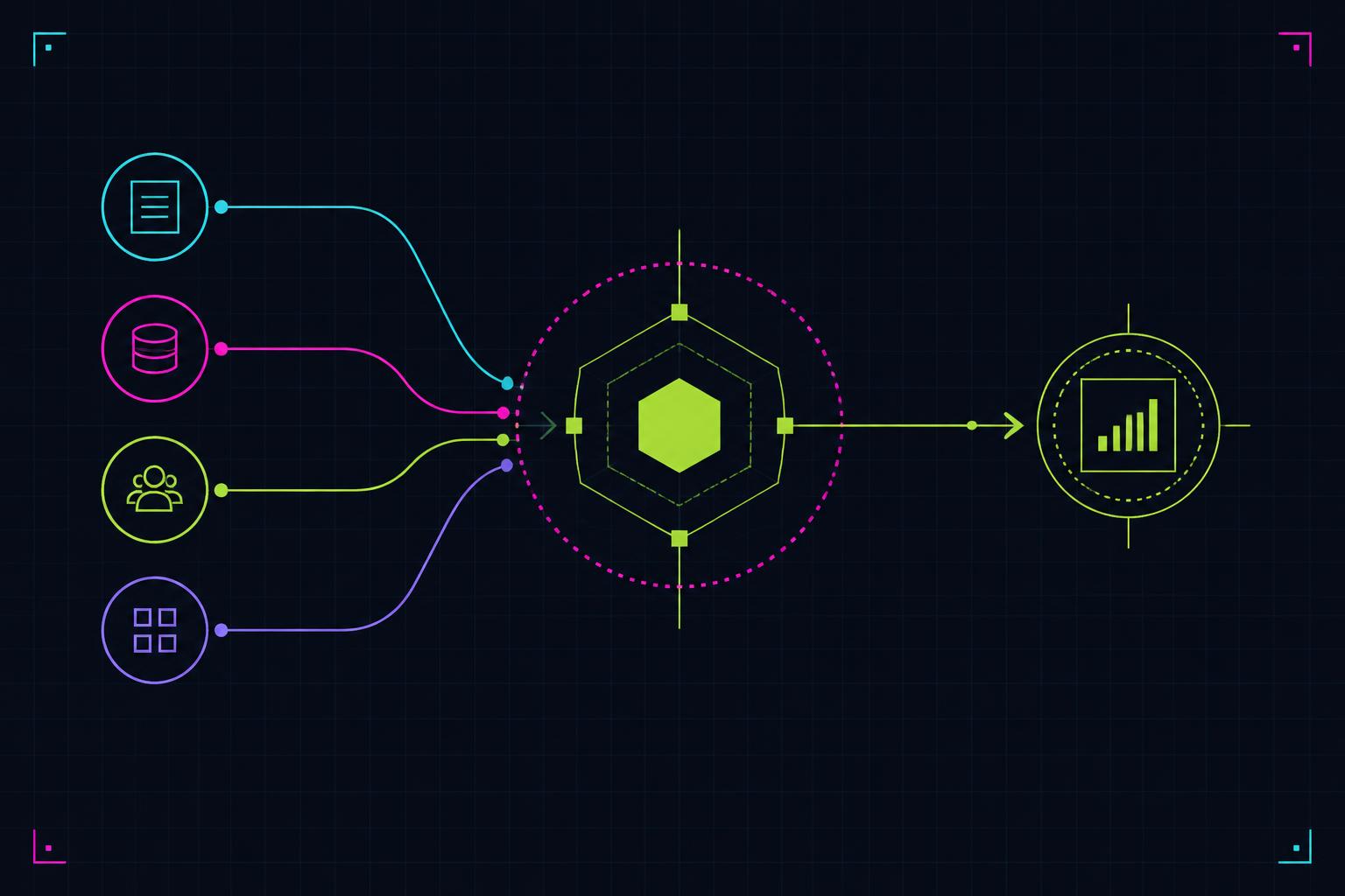 Plexo illustration for Ops First: First Party Data Strategy in 90 Days for Marketing Leaders